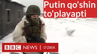 Россия катта қўшин тўплаяпти, Путин яна Киевга ҳужум қиладими? BBC News O'zbek