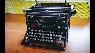 Cleaning a 100-years-old Underwood Typewriter | Relaxing Timelapse