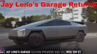 Tesla Cybertruck Tease Pic on Jay Leno's Garage