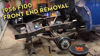#01 | 1956 F100 Build - Front end removal