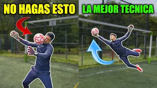 ARQUEROS 🧤🥅 LA MEJOR TÉCNICA que te hará SER un GRAN PORTERO FACILMENTE en el FUTBOL ⚽️