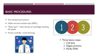 Molecular Diagnostics Lecture 4:  Nucleic Acid Extraction & Quantitation