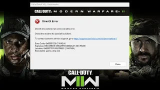 Fix Won't Launch | How to Fix Call of Duty Modern warfare 2 DirectX Error | Easy Ways to Solve