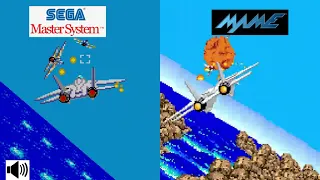 Afterburner-Sega Master system VS Arcade Console VS Console