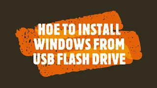 HOW TO Install  windows XP or windows 7 and 10 or 11  using a USB flash drive  ON A DELL C521