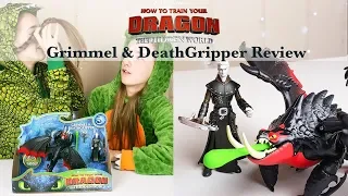 Grimmel & DeathGripper Toy Review - How To Train Your Dragon 3 #advert