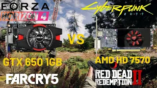 GTX 650 1GB VS AMD HD 7570 | Who Is Good For Gaming