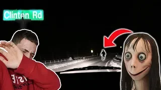 CHASED BY MOMO ON CLINTON ROAD! *MUST SEE*