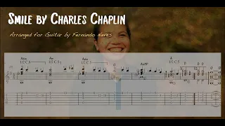 🎸 SMILE Charles Chaplin song for Guitar Fingerstyle [SCORE AND TAB]