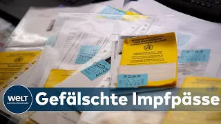 CORONA-KRIMINALITÄT: Zahl der gefälschten Impfnachweise steigt sprunghaft an