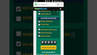 new tricks freebitco.in  auto bet, 1000% win, no lose 2017