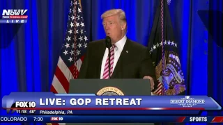 FNN: President  Donald Trump at GOP Retreat in Philadelphia