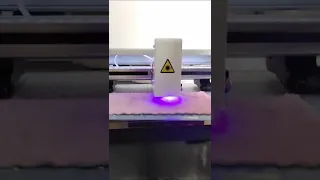 Craft cutter laser cutting fabric