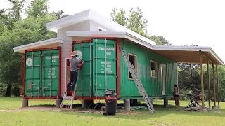 Restoring Our SHIPPING CONTAINER Doors After Life At SEA