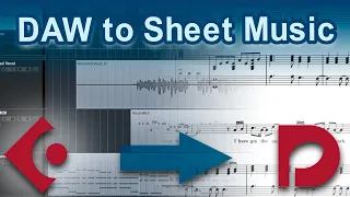 Creating Sheet Music from a DAW project - Cubase to Dorico