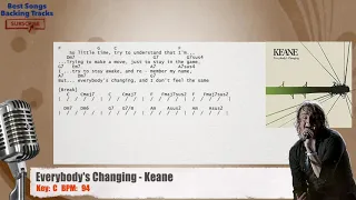 🎙 Everybody's Changing - Keane Vocal Backing Track with chords and lyrics