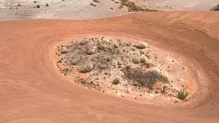 Lake Powell Ridge on west Shore of Bullfrog Bay April 2022 filmed from high water mark.