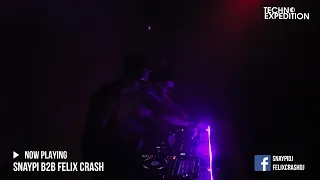 Snaypi B2B Felix Crash DJ Techno Live Set @ Hala Odra (18.08.2023) Summer Vibe