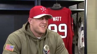 jj watt and vince wilfork interveiw 2015