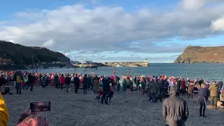 Isle of Man port Erin 1st January 2021 Dip