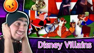 Reacting to Disney Villains singing in their native language #reaction