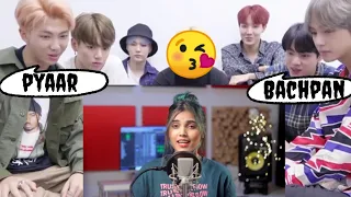 BTS reaction to Bachpan Ka Pyaar | Cover By AiSh | Badshah, Sahdev Dirdo, Aastha Gill, Rico