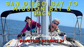 Sailing From San Diego Bay to Mission Bay and back on a Beneteau Oceanis 31