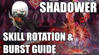 Maplestory Shadower Bursting & Skill Rotation Guide