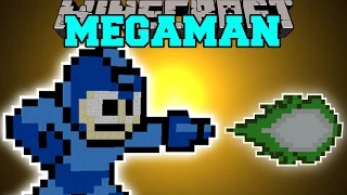 Minecraft: MEGAMAN (SHOOT BEAMS & GAIN EXPLOSIVE ABILITIES!) Mod Showcase