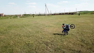 штурм горы на klx 250