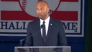 Derek Jeter FULL Hall of Fame Speech | Yankees legend inducted into Baseball Hall of Fame