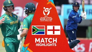 South Africa v England | Match Highlights | U19 CWC 2024