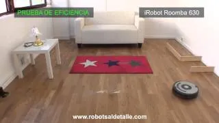Тест робота-пылесоса iRobot Roomba 630 на качество уборки