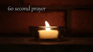 60 second prayer - Jan. 18, 2021