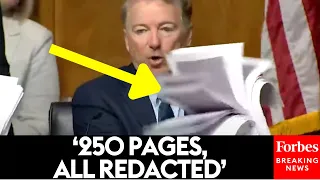 WATCH: Rand Paul Decries HHS Efforts To Obscure His Document Requests On Origin Of COVID-19