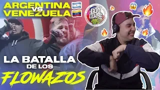 ¡¡¡WTF CON ESTOS FLOWS!!! ARGENTINA VS VENEZUELA (GOD LEVEL FEST) REACCIÓN ÉPICA