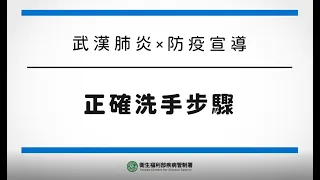 防疫大作戰 正確洗手步驟