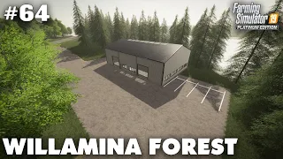 Willamina Forest #64 Building The Pellet Hall, Farming Simulator 19 Timelapse, Seasons