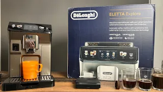 Delonghi Eletta Explore Superautomatic Coffee Machine - Live Unboxing!