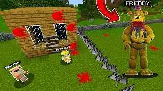 ¡ENGAÑAMOS A FIVE NIGHTS AT FREDDY´S CON LAS MEJORES TRAMPAS DE MINECRAFT! | MICHI MIAU Y BEBE NOOB