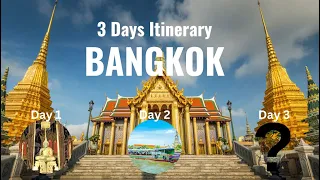 how to plan 3 days trip to bangkok - Bangkok Itinerary - #travel #vlog - Bangkok travel guide