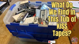 A Storage Tub Filled with KISS Audio Tapes, What Do We Find Inside? #kiss