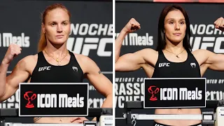 Noche UFC Weigh-Ins: Alexa Grasso vs Valentina Shevchenko