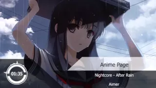 Nightcore - After Rain『Aimer』