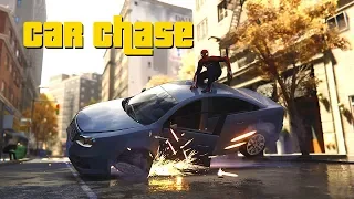 Spider-Man PS4 - Random Car Chase in Free Roam