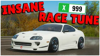 Forza Horizon 4 - FASTEST SUPRA RACE TUNE - X Class 1998 Mk4 Toyota Supra RZ Race Build/Tune