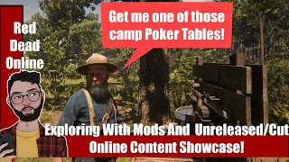 Unreleased/Cut Content Showcase For Red Dead Online And Exploring Hidden Areas!