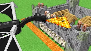 Villagers accidentally Summoned a Dragon! How will the Villagers SAVE the CASTLE from the Dragon?
