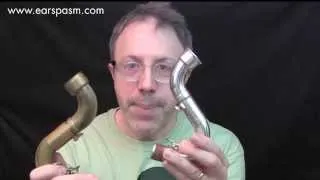 Gear Wars: Bass Clarinet Necks. Blashaus (heavy brass) vs. Selmer (silver/brass)