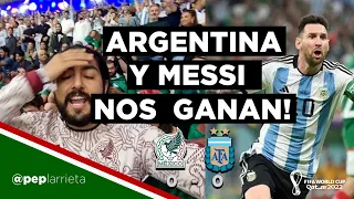 🔥#MEXICO vs #ARGENTINA desde #QATAR!!🔥 - REACCION #Messi anota! - #peplarrieta